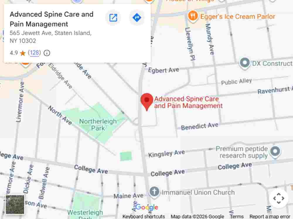 Get Directions to Advanced Spine Care & Pain Management in Staten Island